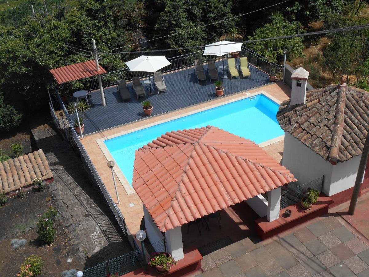 Al Villino Sunshine In Villa Con Piscina Ed Idromassaggio Sant'Alfio Екстер'єр фото